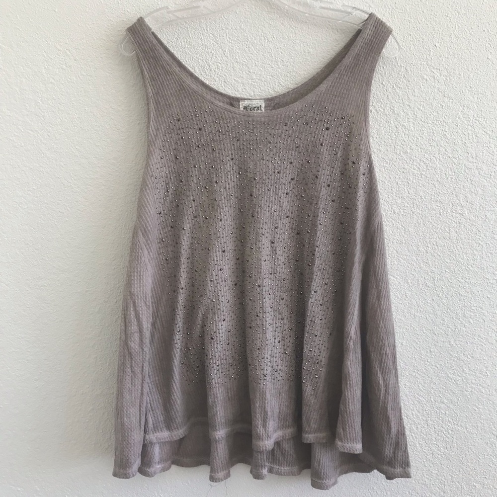 3/$30 Vocal Beaded Tank Top